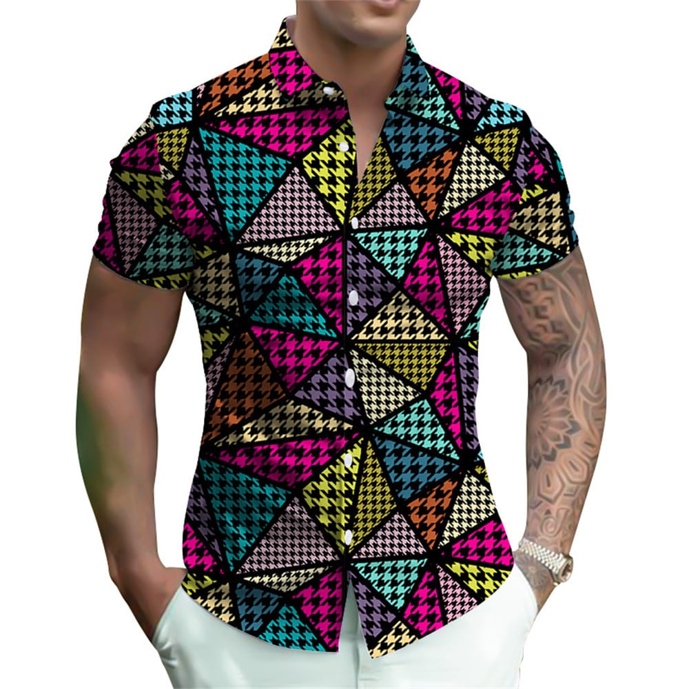 Men's Floral Shirts New Summer Cool Casual 3d Print Hawaii Beach Shirts Lapel Short Sleeve Shirt Street Tops Men Women Clothes