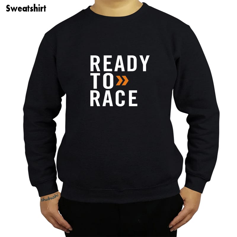 Men's sweatshirt Ready To Race Novelty Tops Enduro Cross Motocross Bitumen Bike Life Cotton Printed hoodie Plus Size sbz8451
