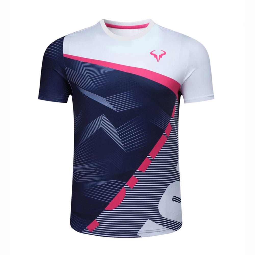 2023 Breathable Men's Women's Tennis T-shirt Fashion Casual Badminton Sportswear Quick Dry Short Sleeve Running Tops Clothing
