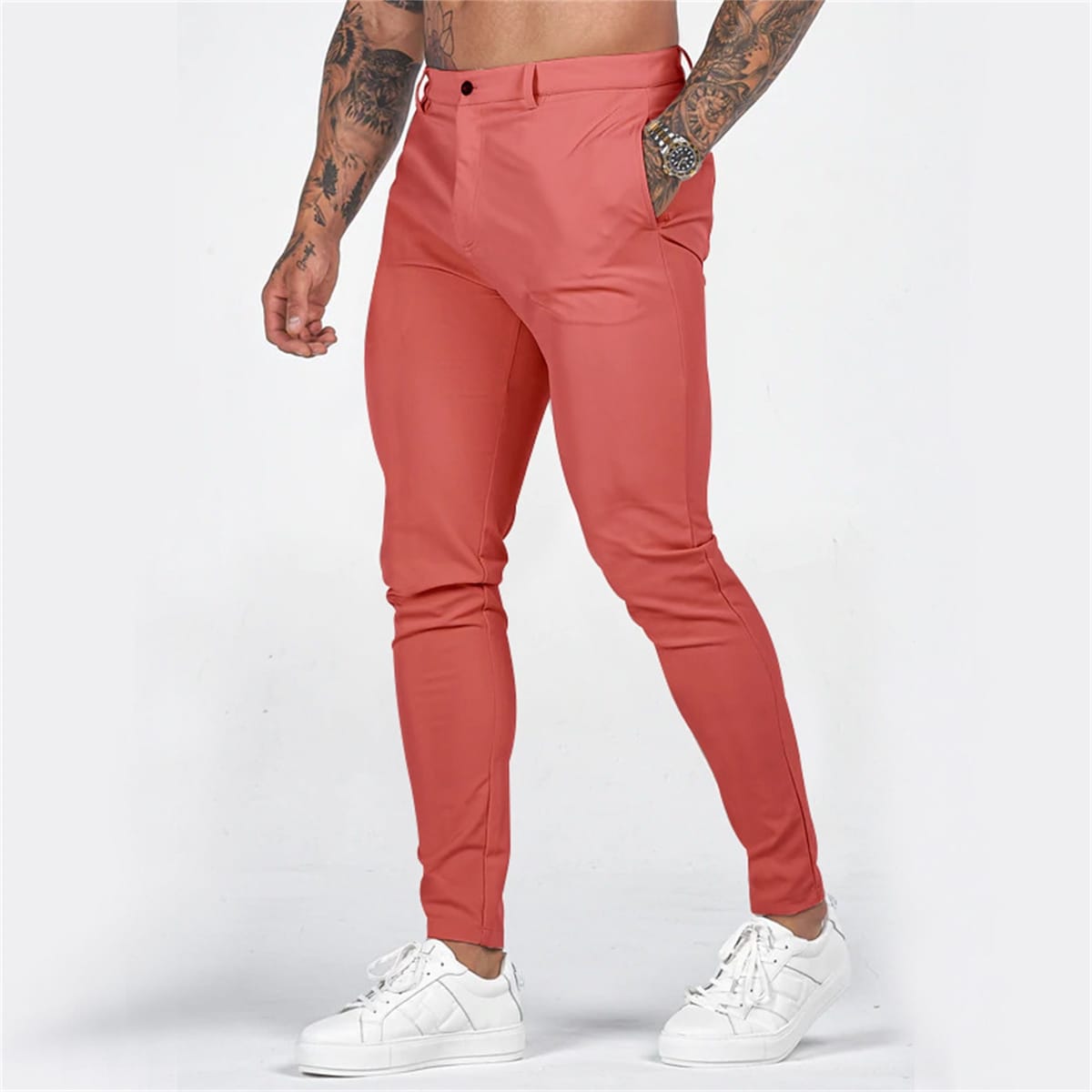 Men'S Wide Slim Pants Casual Pants Men'S Breathable Pants Men'S Pants Training Pants for Man