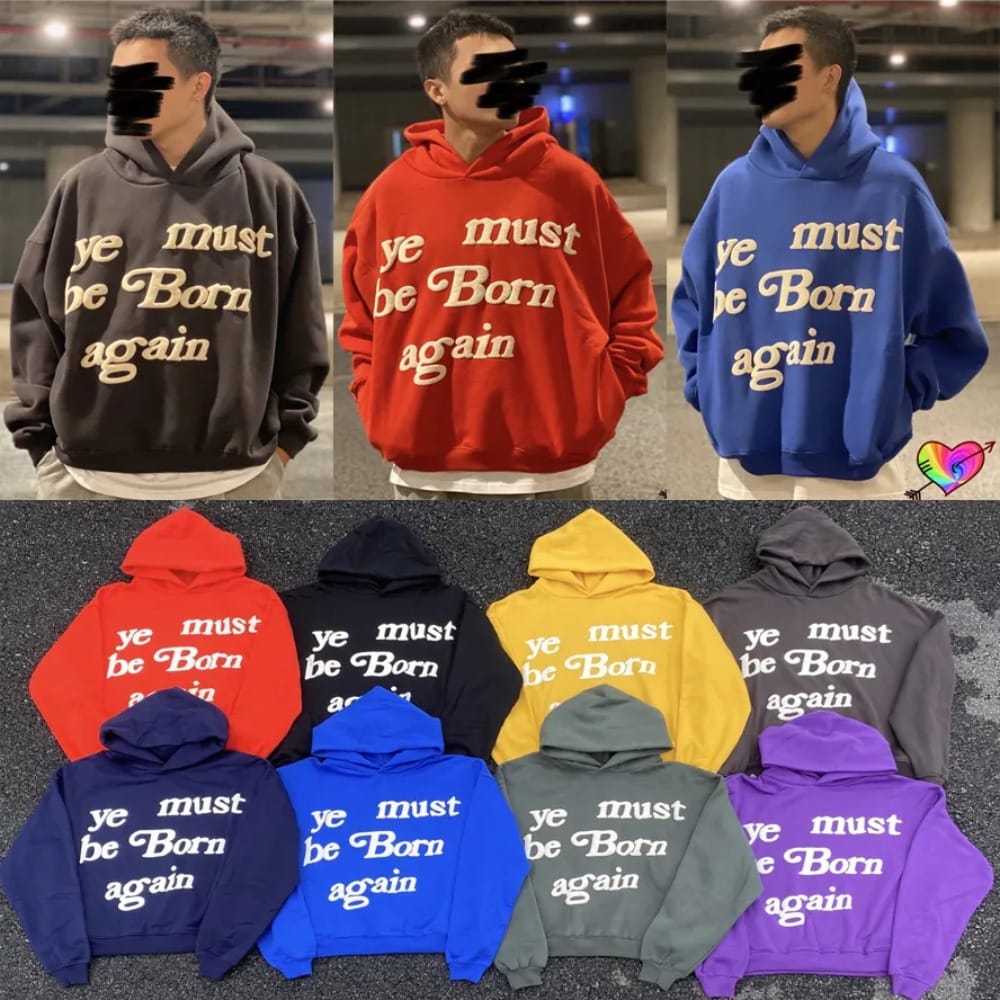2024Hoodies Men's and Women's Personalized Letter Printed Sweater Jackets Oversized Loose Sweatshirts Hooded Sweater Trendy Tops