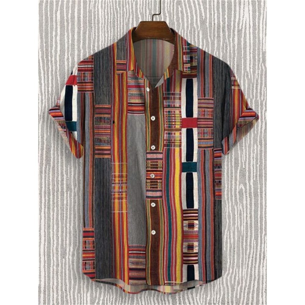 Men's Casual Shirt Hawaiian Shirt Men Summer 3d Print Casual Short Sleeved Shirt For Men Clothing Breathable Shirts