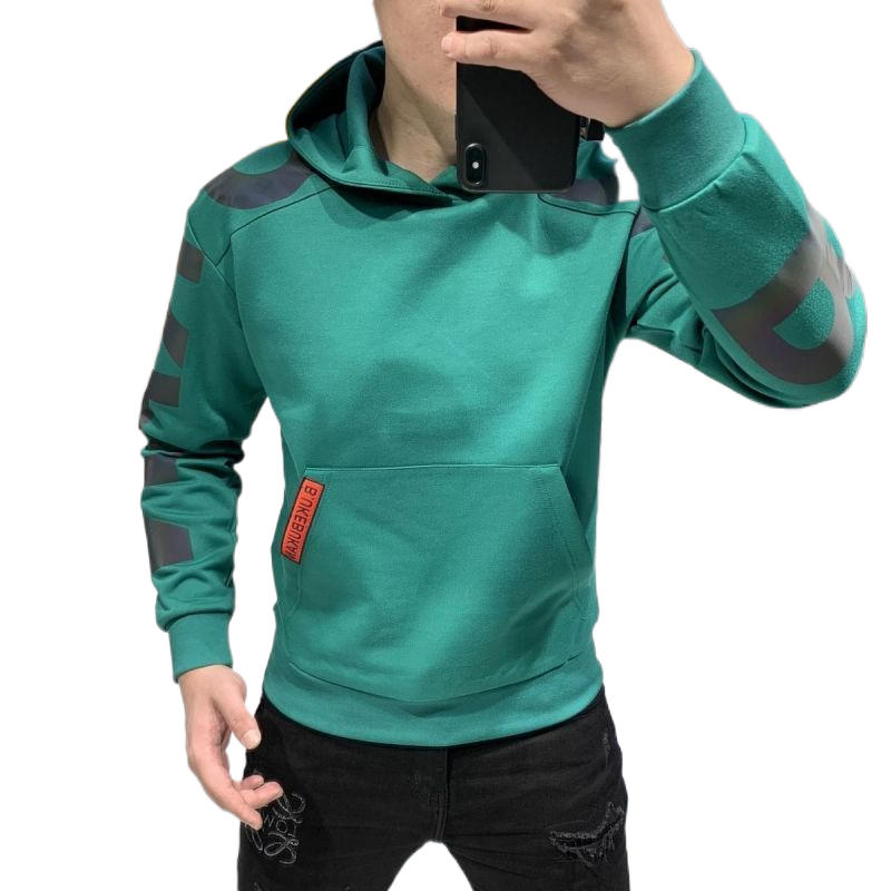 Men's Hoodie Sweater Spring and Autumn Fashion Printed Sweatshirts Fashionable Korean Long Sleeve Top