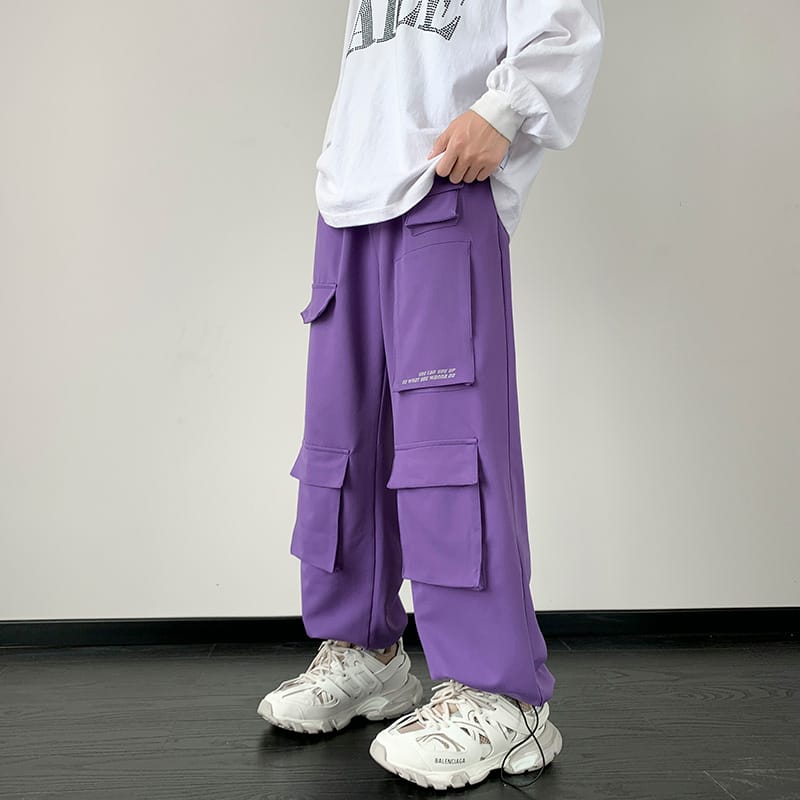 Cargo Pants Men's Wide Casual Pants Mens Multi-pocket Hip Hop Pants Streetwear Men Woman Harem Joggers Pants Fashion Trousers
