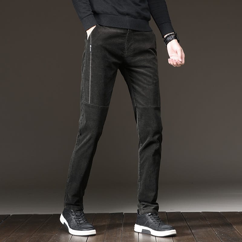MRMT 2024 Brand Autumn Winter New  Men's Trousers Corduroy Casual Pants Pants for Male Slim Trousers Thick  Corduroy Trouser