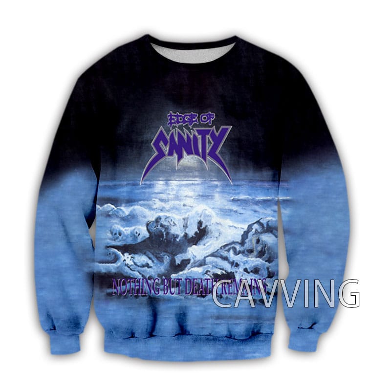 New Fashion Women/Men's 3D Print  Edge of Sanity  Crewneck Sweatshirts Harajuku Styles Tops Long Sleeve Sweatshirts