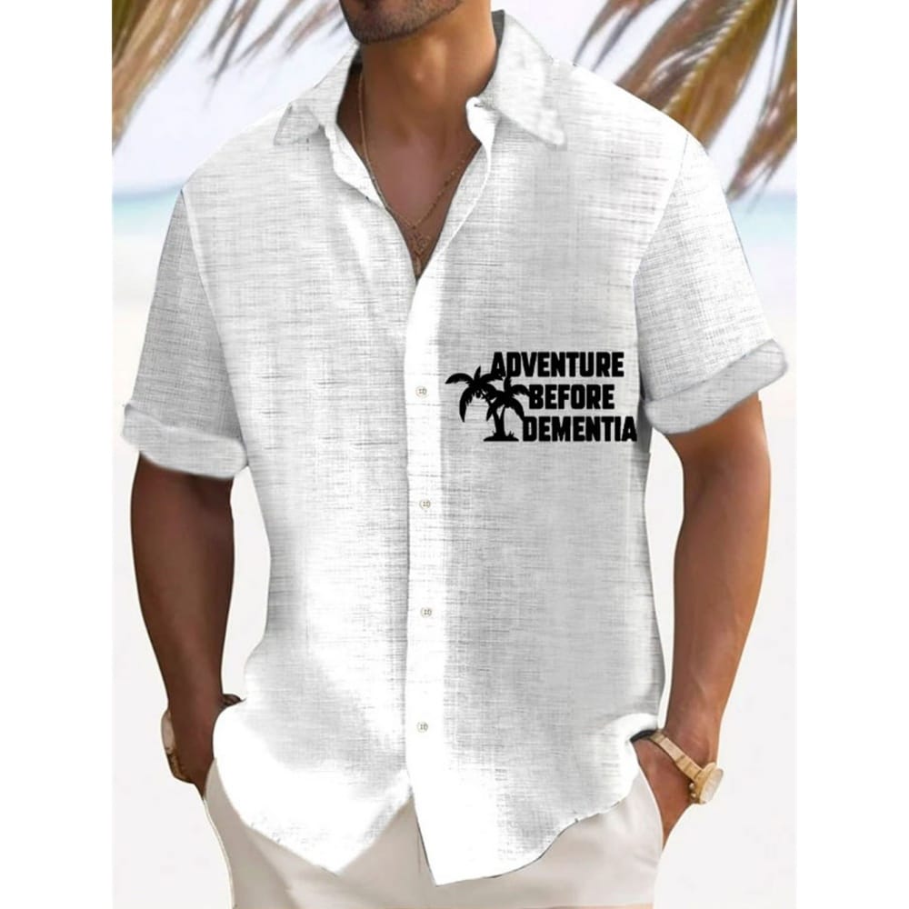 Men's Casual Shirt Hawaiian Shirt Men Summer 3d Print Casual Short Sleeved Shirt For Men Clothing Breathable Shirts