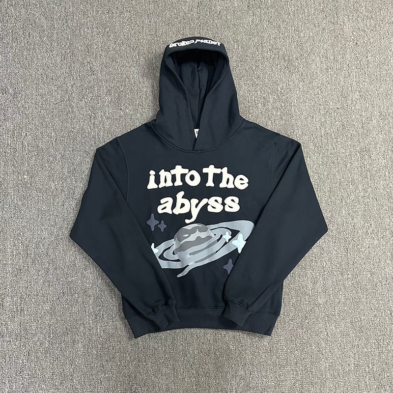 Oversized BROKEN PLANET Casual Hoodies Men's And Women's Loose Pattern Hooded Sweatshirts Autumn Winter Streetwear