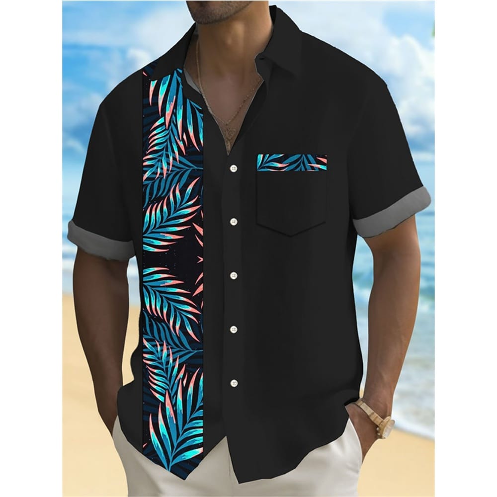 Men's Casual Shirt Hawaiian Shirt Men Summer 3d Print Casual Short Sleeved Shirt For Men Clothing Breathable Shirts