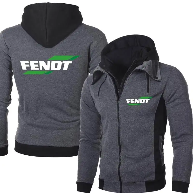 2023 New Spring Autumn Men's Hoodies Outdoor Fendt Logo Casual Male Jackets Warm High Quality Harajuku Sweatshirts
