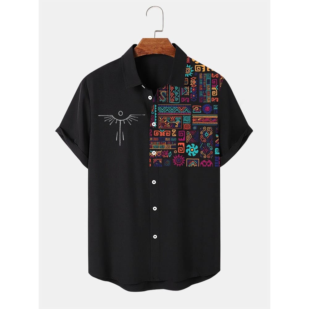 Men's Casual Shirt Hawaiian Shirt Men Summer 3d Print Casual Short Sleeved Shirt For Men Clothing Breathable Shirts