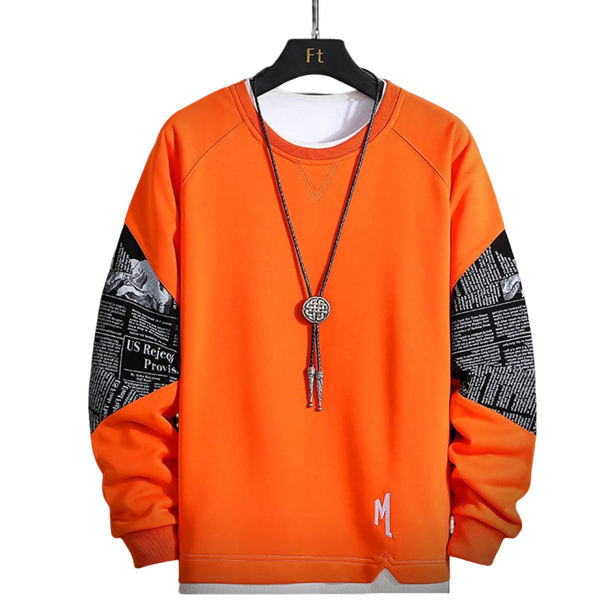 Men's Casual Tops Hoodie Fashion Loose Sweater Long Sleeve Round Neck Tops for Outdoor Activities
