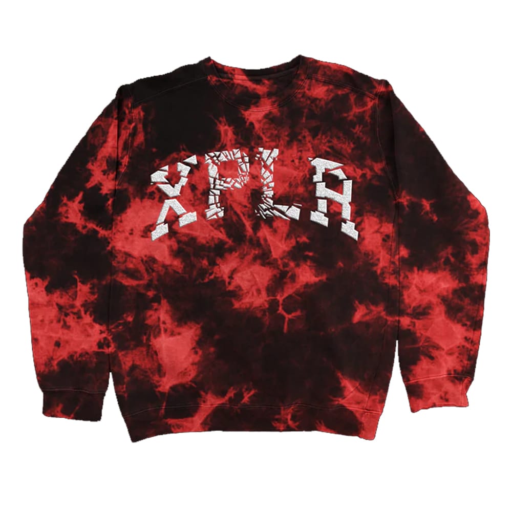 2024 Men's Hoodie XPLR Shatter Red Tie Dye Sam and Colby Merch Hoodies Boy girls Sweatshirt Pants Two Piece Set Women Men Suit