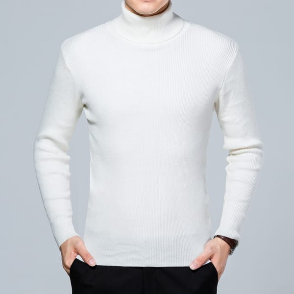 MRMT 2024 New Autumn and Winter Men's Turtleneck Sweater Solid Color Wool Long-sleeved Sweater for Male Sweater