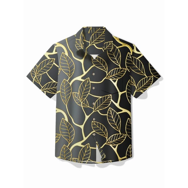Men's Casual Shirt Hawaiian Shirt Men Summer 3d Print Casual Short Sleeved Shirt For Men Clothing Breathable Shirts