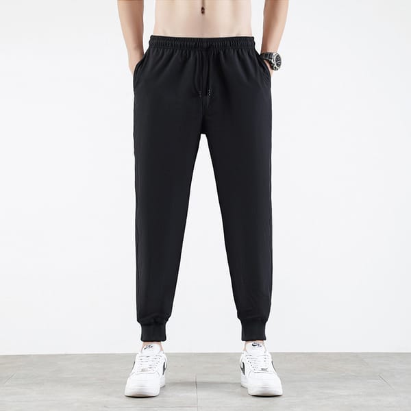 MRMT 2024 Brand New Men's Nine-Point Pants Small Feet Leisure Sports Trousers Ice Silk Quick-Drying Pants