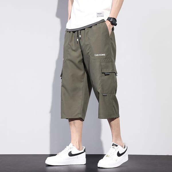 Men's Work Pants Refreshing Ice Silk Shorts Casual and Fashionable Summer Street Shorts