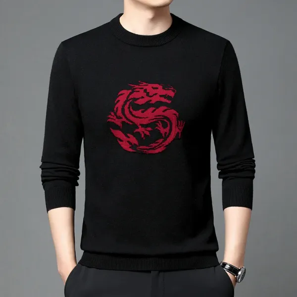 Men's New Personalized Trendy Fashion Printed Round Neck Versatile Comfortable Top