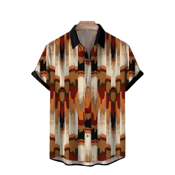 Men's Casual Shirt Hawaiian Shirt Men Summer 3d Print Casual Short Sleeved Shirt For Men Clothing Breathable Shirts