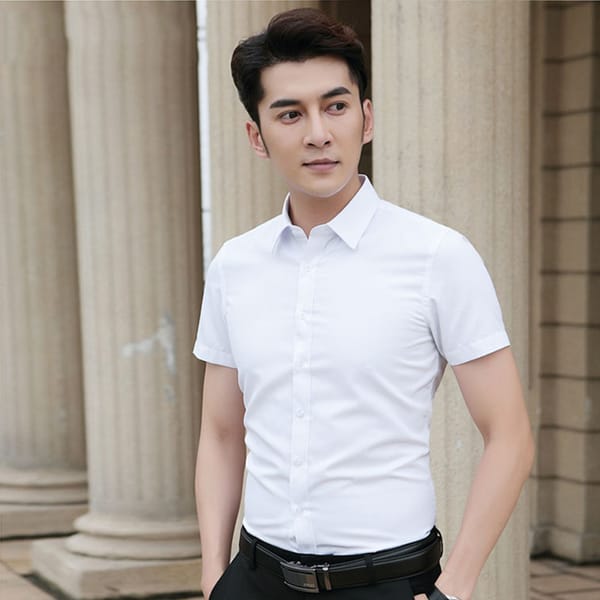 Designer Shirt Male Elegant and Comfortable Men's Slim Fit Button Shirts Long Sleeve Casual Business Tops M 3XL