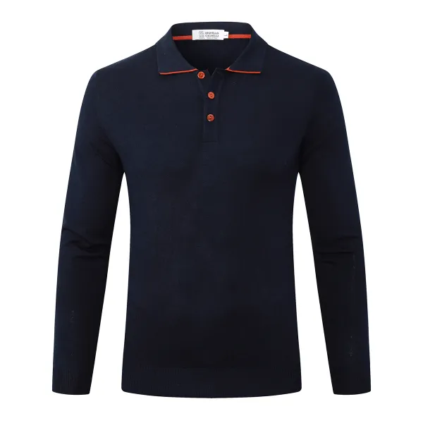 2024 DIKU Sweater Wool Men's 2025 New Warm Casual Button Elasticity Knitting Comfortable High Quality Big M-5XL