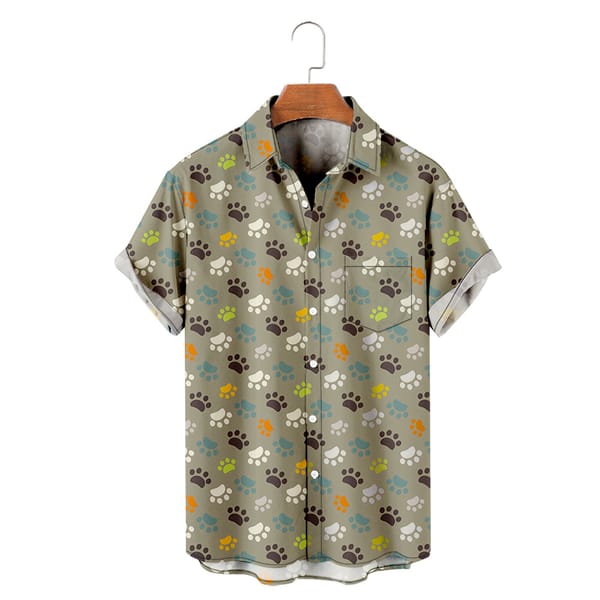 Men's Hawaiian T-Shirt Y2K Hombre Fashion Shirt Animal 3D Print Cozy Casual Short Sleeve Beach Oversized Men Shirts Clothes Top