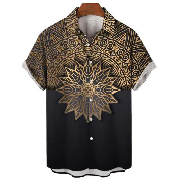 Luxury Men's Shirts Summer Fashion Blouse Casual Men's Clothing Hawaiian Shirts Oversized T-Shirt For Male Outdoor Streetwear XL