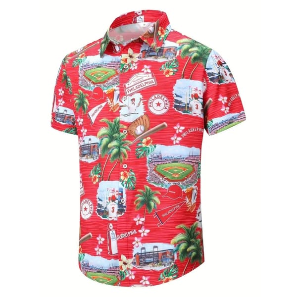 Men's Casual Shirt Hawaiian Shirt Men Summer 3d Print Casual Short Sleeved Shirt For Men Clothing Breathable Shirts
