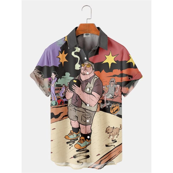 Men's Casual Shirt Hawaiian Shirt Men Summer 3d Print Casual Short Sleeved Shirt For Men Clothing Breathable Shirts