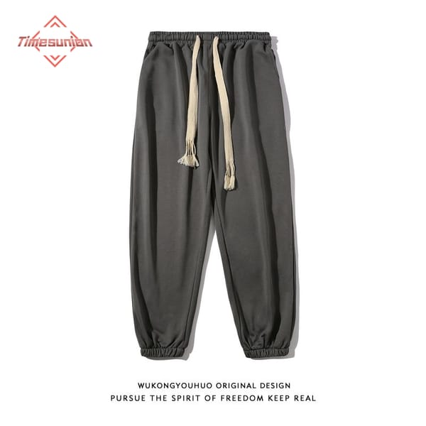 Men Trousers Casual Pants Sweatpants Jogger Fitness Workout Running Sporting Clothing Men's Fashion Drawstring Full Length Pants