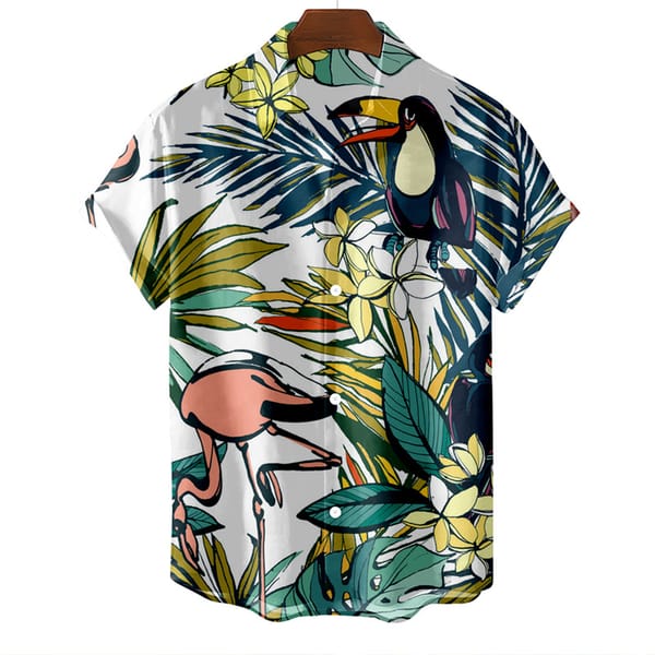3d Print Coconut Tree Tropical Shirt Men's Casual Short Sleeve Luxury Hawaiian Lapel Shirts Summer Vacation Floral Clothes