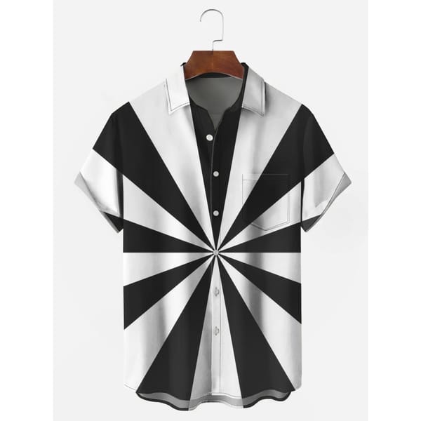 Men's Casual Shirt Hawaiian Shirt Men Summer 3d Print Casual Short Sleeved Shirt For Men Clothing Breathable Shirts