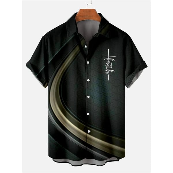 Men's Casual Shirt Hawaiian Shirt Men Summer 3d Print Casual Short Sleeved Shirt For Men Clothing Breathable Shirts