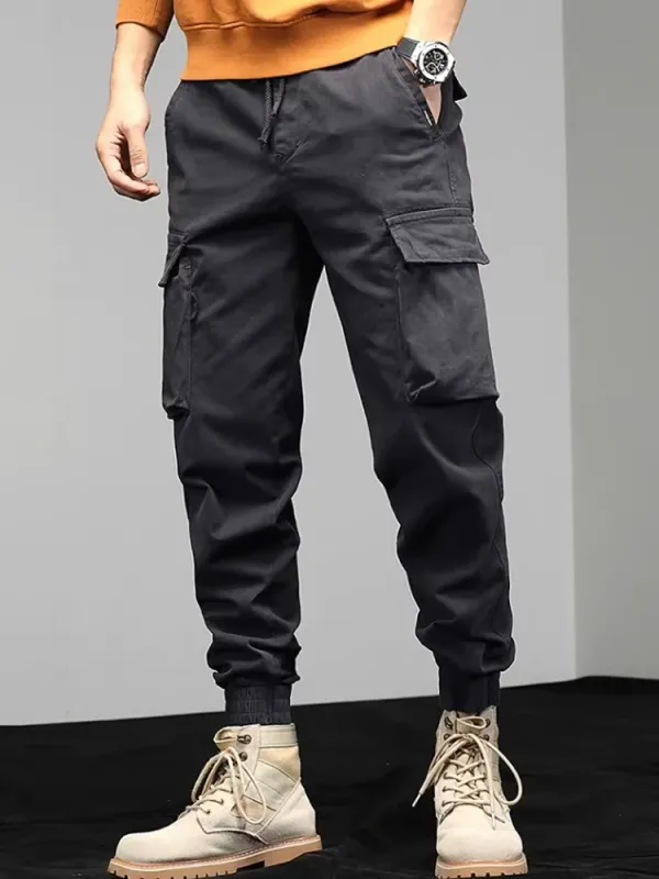 Cargo pants fashion brand 2024 new men's Spring and autumn n-style men's casual baggy pants