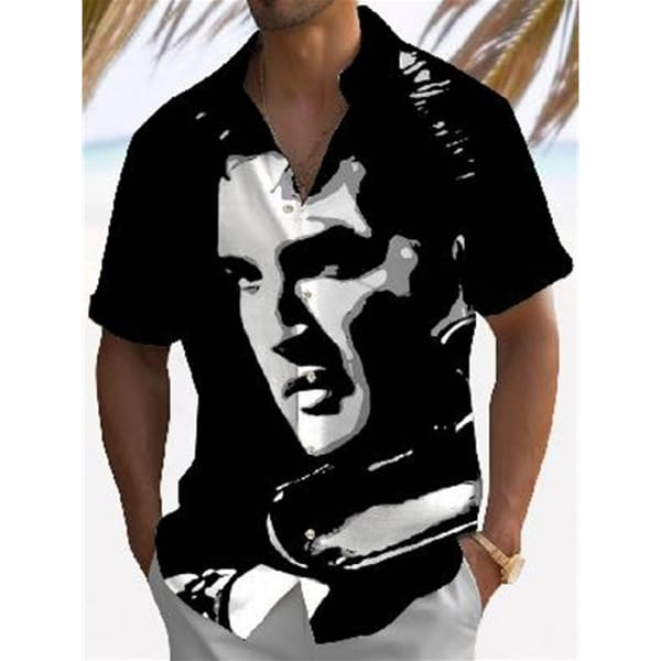 Men's Casual Shirt Hawaiian Shirt Men Summer 3d Print Casual Short Sleeved Shirt For Men Clothing Breathable Shirts