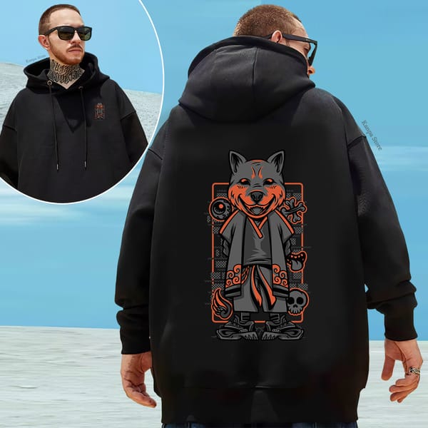 Men Fashion up hoodies Long Sleeve New in Sweatshirts Monster print pattern Casual Harajuku Streetwear Pullovers Men's clothing