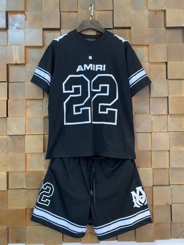 2024 Summer New American Fashion Brand Men's and Women's Couple Wear Large Size Loose Pullover Short Sleeve Shorts Teen Tee