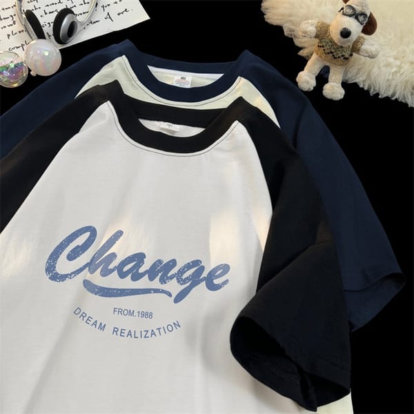 High Quality Men's Summer New Shoulder Insertion Pure Cotton Short Sleeved T-shirt Couple Summer Short Shirt