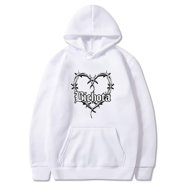 Bichota Men's and Women's Hooded Sweatshirt Fashion Trend Casual Long Sleeved Sweatshirt Harajuku Street Clothing Hoodies