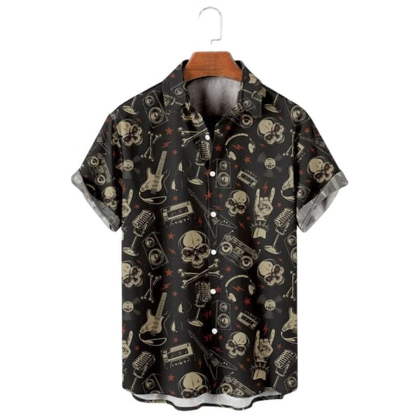 Men's Casual Shirt Hawaiian Shirt Men Summer 3d Print Casual Short Sleeved Shirt For Men Clothing Breathable Shirts