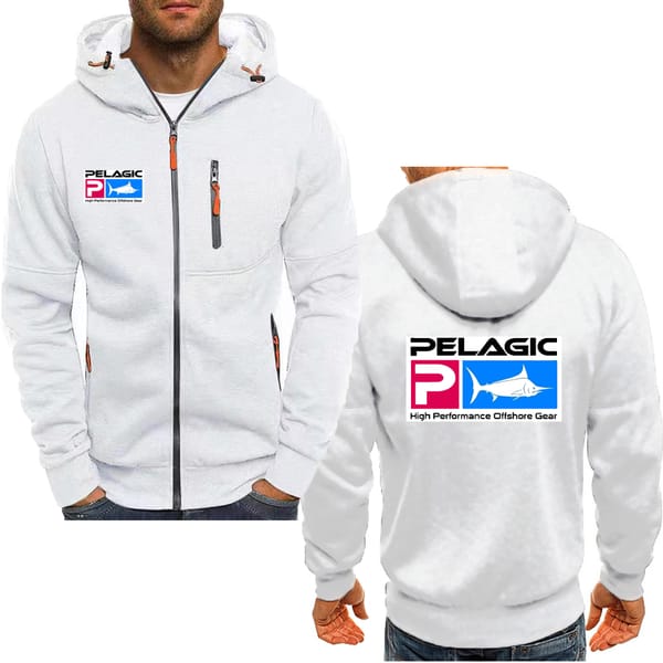 PELAGIC Fishing hoodie Long Sleeve sweatshirt 2024 new Men's hooded jacket Outdoor sports comfortable fishing men's cardigan