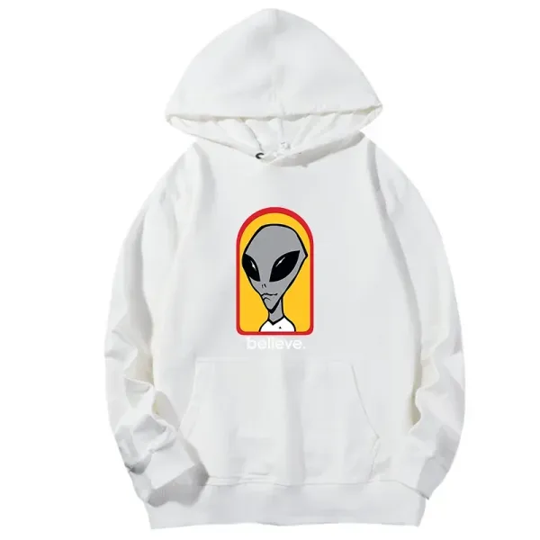 Men's sportswear Alien Workshop Believe Speed Way Unisex graphic Hooded sweatshirts essentials Spring Autumn  hoodie