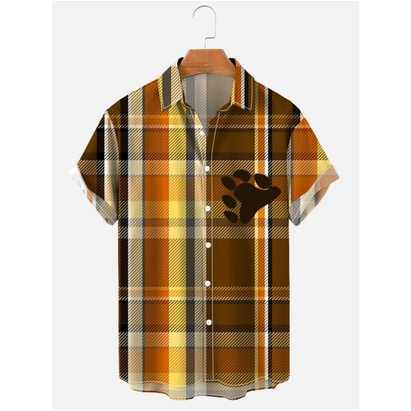 Men's Casual Shirt Hawaiian Shirt Men Summer 3d Print Casual Short Sleeved Shirt For Men Clothing Breathable Shirts