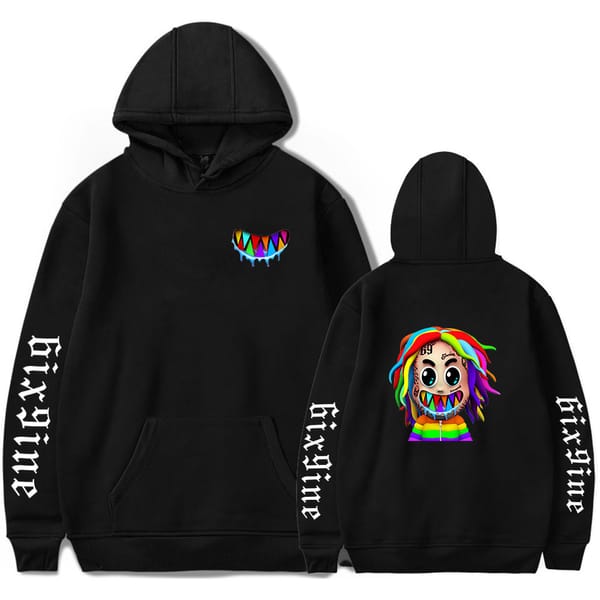 6ix9ine Hoodie Men's Hoodies 2020 New Album GOOBA Hoodie Long Sleeve Sweatshirts Women Hip Hop Rap Streetwear Tekashi69 Clothes