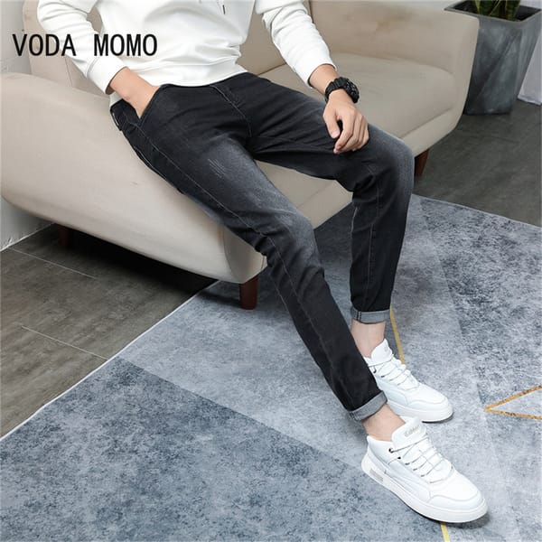 Men's Stretch Skinny Jeans New Spring Korean Fashion Casual Cotton Denim Slim Fit Pants Male Trousers Brand  men jeans pants
