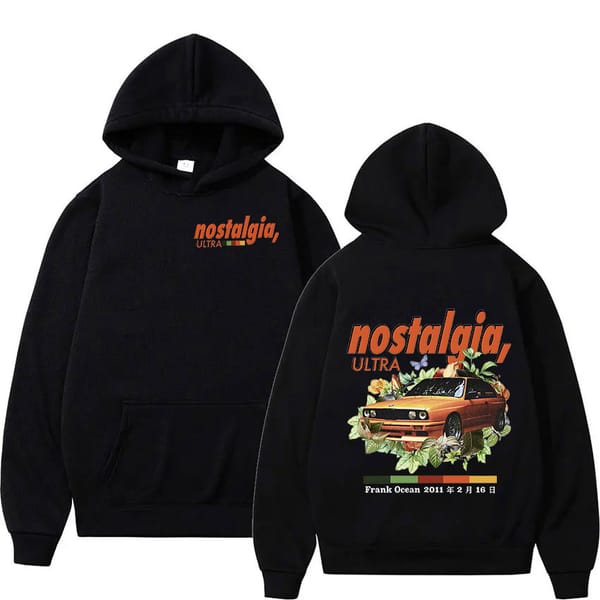 Nostalgia Ultra Frank Music Album Hoodie Men's Hip Hop Fashion Pullover Sweatshirt Unisex Blond Ocean Harajuku Oversized Hoodies