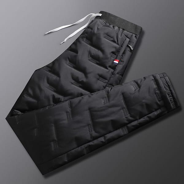2024 Autumn Winter New Fashion Solid Color Thick Warm Cotton Pants Men's Casual Loose Comfortable High Quality Plus-Size Pants