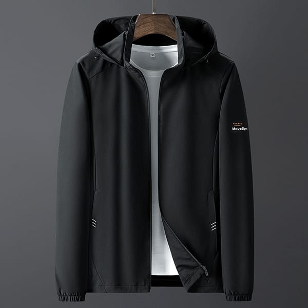 Men's Jacket Autumn High Quality Loose Fit Large Size Detachable Hat Outdoor Sports Top Men's Coat Plus Fat Enlargement L-8XL