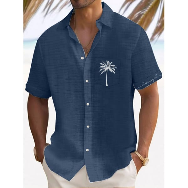 Men's Casual Shirt Hawaiian Shirt Men Summer 3d Print Casual Short Sleeved Shirt For Men Clothing Breathable Shirts
