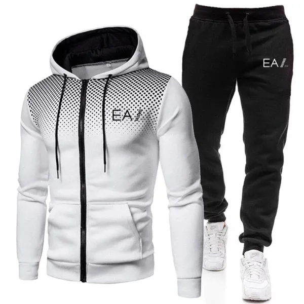 2024 New Spring and Autumn Men's Sets Hoodies+Pants Harajuku Sport Suits Casual Sweatshirts Tracksuit Brand Sportswear 2-Piece